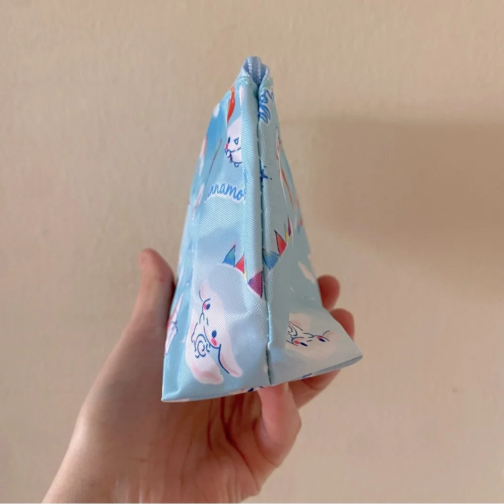 Small Cinnamoroll Print Zipper Pouch Bag